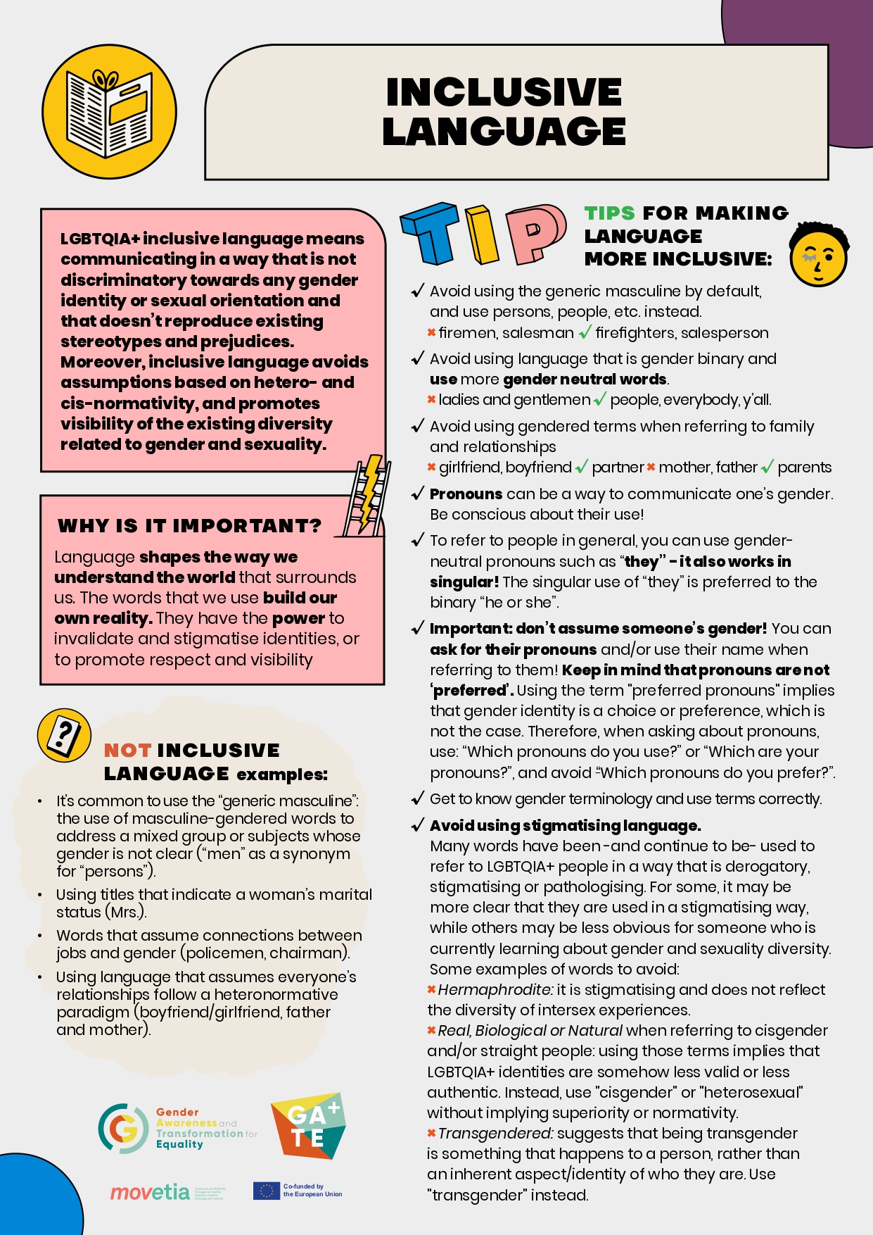 Infographic: Inclusive Language  [en]